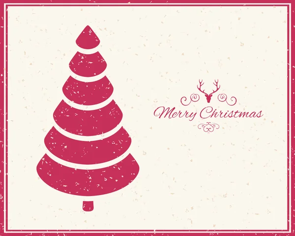 Vector Christmas Greeting Card — Stock Vector