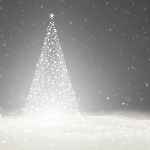ベクター クリスマス クリスマス ツリーとギフト ボックス — ストックベクタ