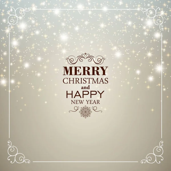 Εικονογράφηση φορέας ενός αφηρημένου Χριστούγεννα ευχετήριας κάρτας — Διανυσματικό Αρχείο