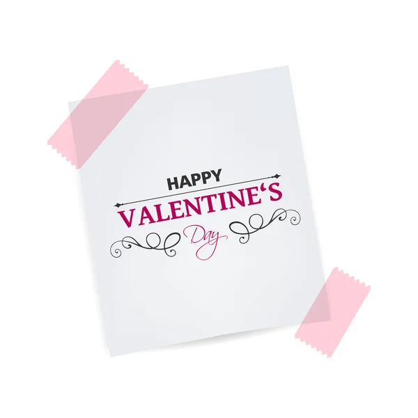 Vector Happy Valentines Day Design — Stock Vector