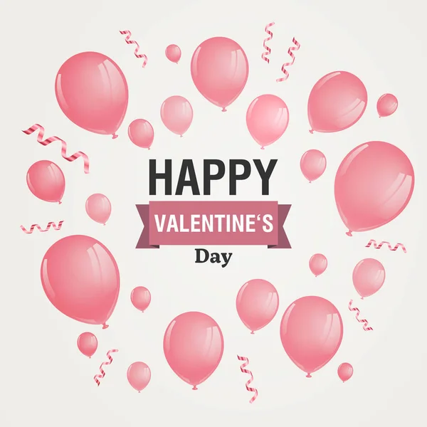 Vecteur Happy Valentines Day Design — Image vectorielle