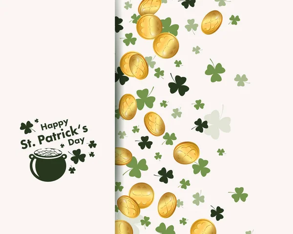 Vektör St Patrick's günü tasarım — Stok Vektör