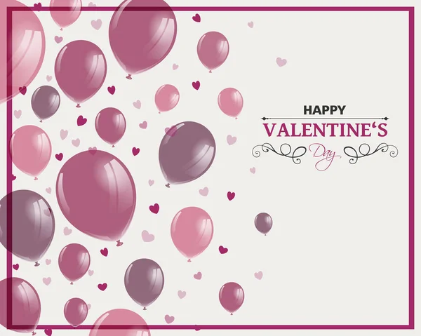 Vettore Buon San Valentino Design — Vettoriale Stock