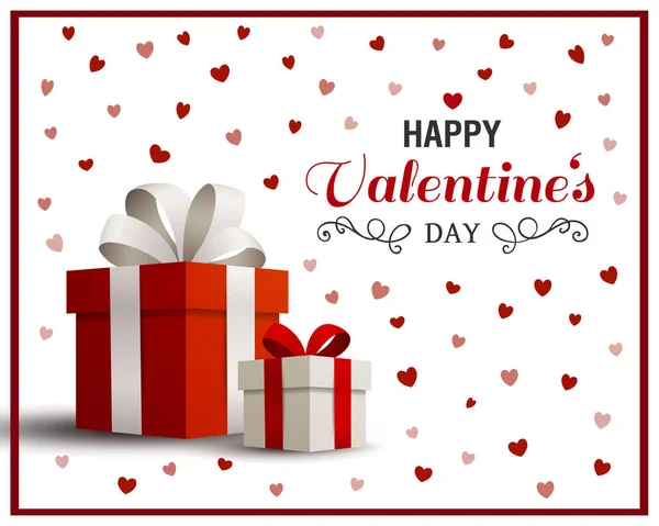 Vector Happy Valentines Day Design — Stock Vector