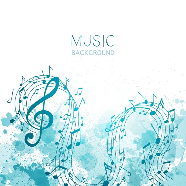 Conception musicale abstraite vectorielle — Image vectorielle