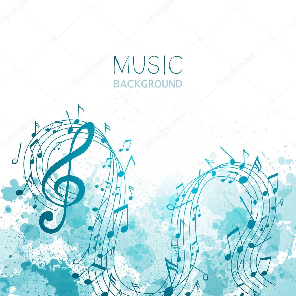 Vector Abstract Music Design