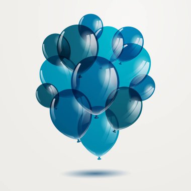 Vektör mutlu doğum günü tebrik kartı tasarımı