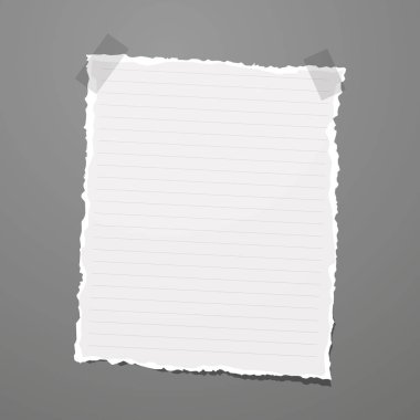 vektör not kağıdı