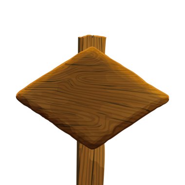 Vektör rustik ahşap işareti