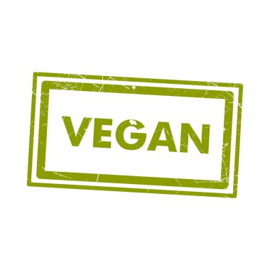 Vektör Vintage Vegan damgası