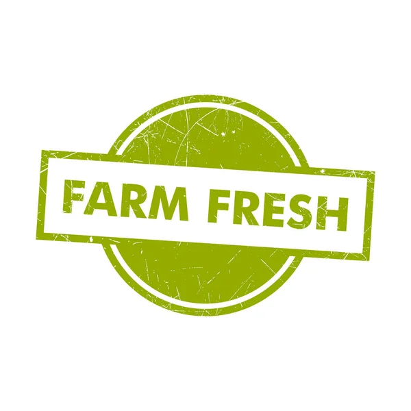 Vektor Vintage Farm frischen Stempel — Stockvektor