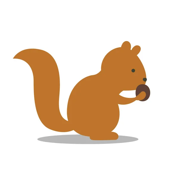 Σκίουρος εικονίδιο του φορέα — Διανυσματικό Αρχείο