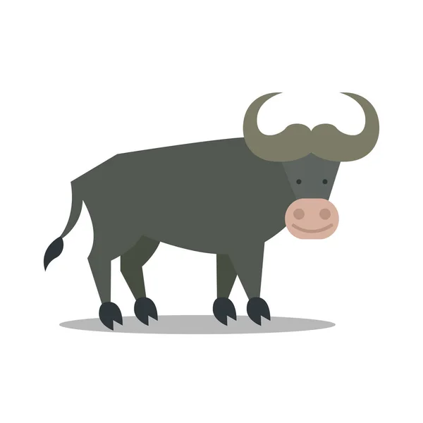 Vektor Buffalo Icon — Stock vektor