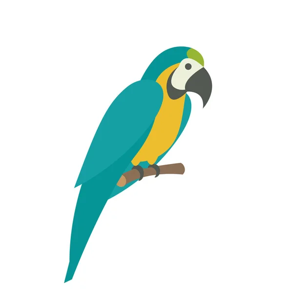 Вектор папуга значок — стоковий вектор
