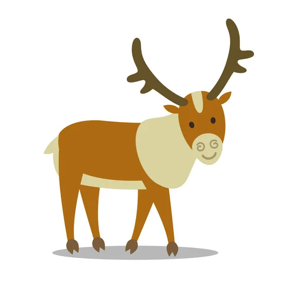 Vector Caribou Icono — Vector de stock