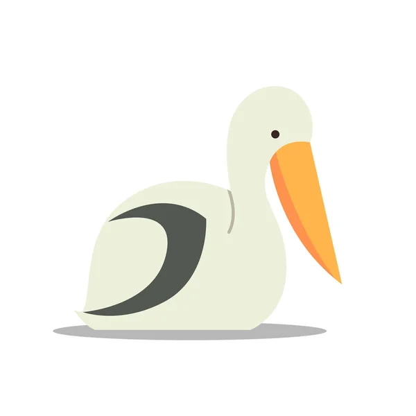 Vector Pelican pictogram — Stockvector