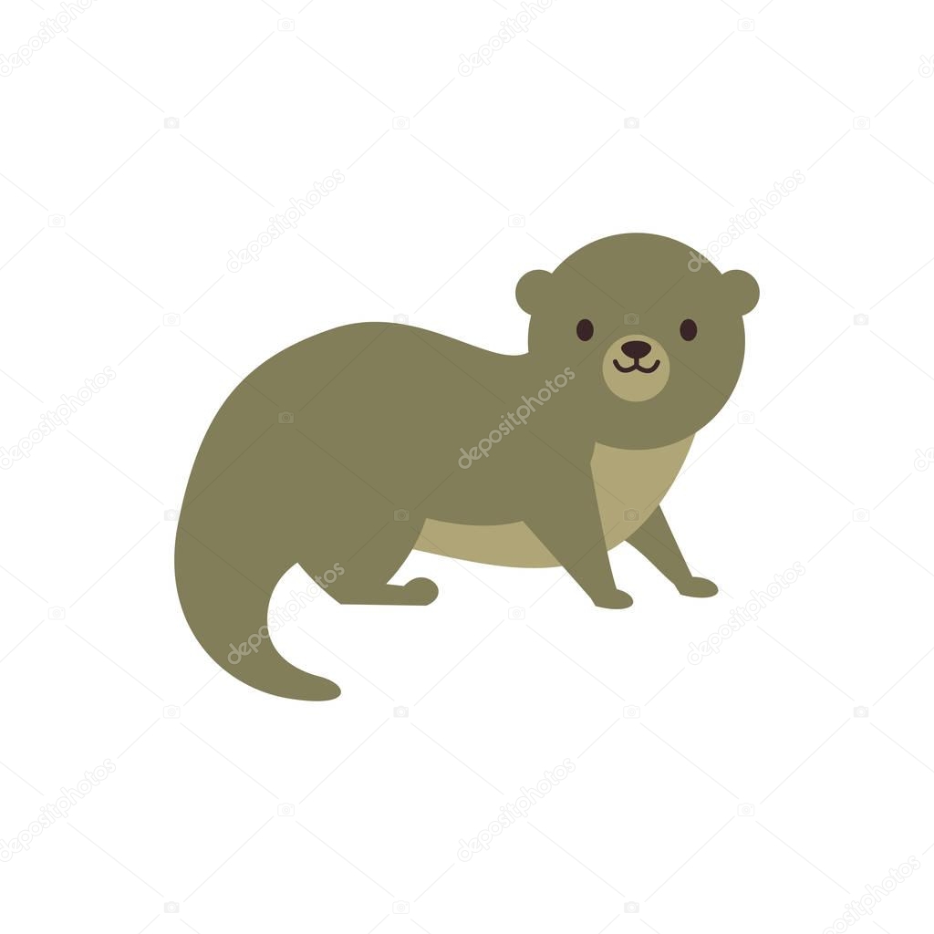 Vector Otter Icon