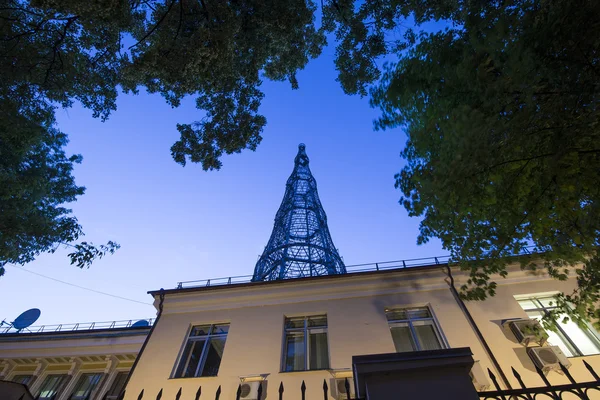 Shukhov radio tower or Shabolovka tower in Moscow, Russia — Stock Photo, Image