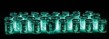 Bize dolar ve Rus ruble banknot Uv ışık koruma 