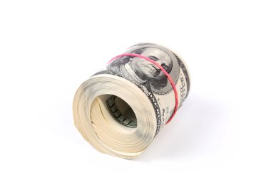 Yüz dolar faturaları yakın yukarı ABD para birimi   