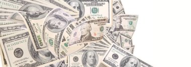 Yüz dolar faturaları yakın yukarı ABD para birimi   