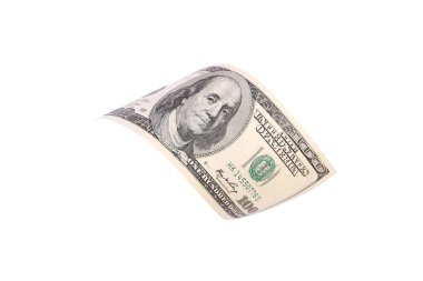 Yüz dolar faturaları yakın yukarı ABD para birimi   