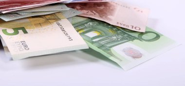 Kadar Avrupa para birimi Euro banknot yakın   