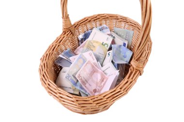 Kadar Avrupa para birimi Euro banknot yakın   
