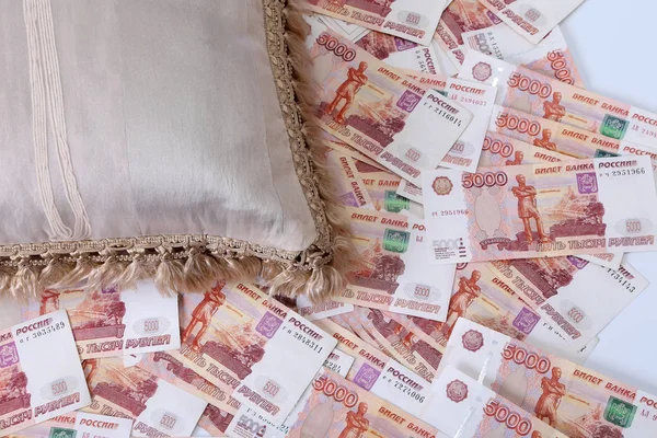 Banconote russe. Cinquemila rubli Note — Foto Stock