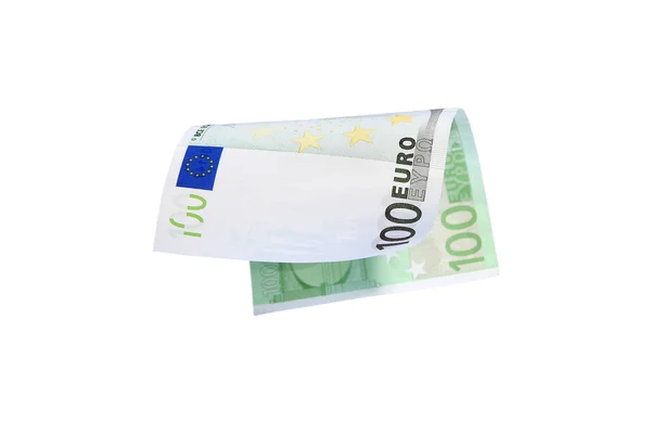 Eurobankbiljetten dicht omhoog, Europese munt — Stockfoto