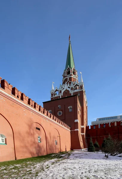 Moscow Kremlin on a sunny winter day, Russia — Stock Photo, Image