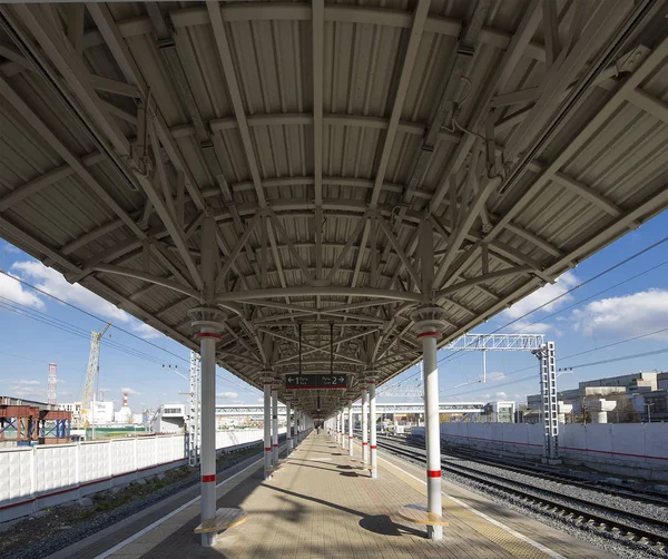 Moscow Central Circle - Little Ring, MCC, o MK MZD, Rusia. ZIL estación de tren — Foto de Stock