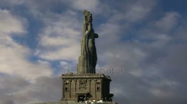 thiruvalluvar heykeli, kanyakumari, tamilnadu, Hindistan 