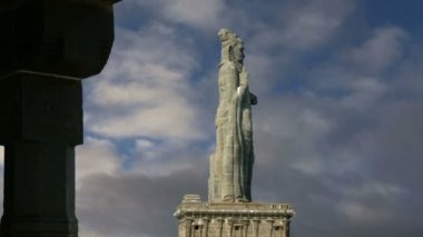 thiruvalluvar heykeli, kanyakumari, tamilnadu, Hindistan 