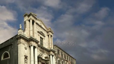 catania Katolik Kilisesi. Sicilya, Güney İtalya. Barok mimarisi. UNESCO Dünya Mirası   