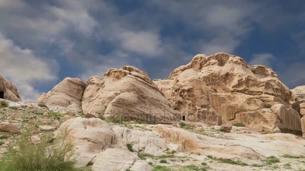 Mountains of Petra, Jordan, Middle East — Stock Video