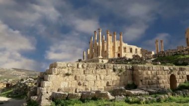 zeus Tapınağı, jerash (Antik gerasa), başkenti ve en büyük jerash governorate, Ürdün, Ürdün şehri
