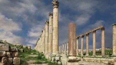 başkenti ve en büyük jerash governorate, Ürdün jerash (Antik gerasa), Ürdün şehirde roman ruins  