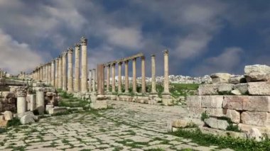 başkenti ve en büyük jerash governorate, Ürdün jerash (Antik gerasa), Ürdün şehirde roman ruins  