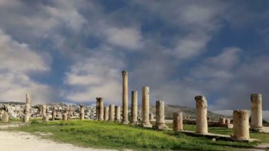 başkenti ve en büyük jerash governorate, Ürdün jerash (Antik gerasa), Ürdün şehirde roman ruins  