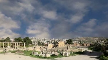 başkenti ve en büyük jerash governorate, Ürdün jerash (Antik gerasa), Ürdün şehirde roman ruins  