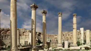 başkenti ve en büyük jerash governorate, Ürdün jerash (Antik gerasa), Ürdün şehirde roman ruins  