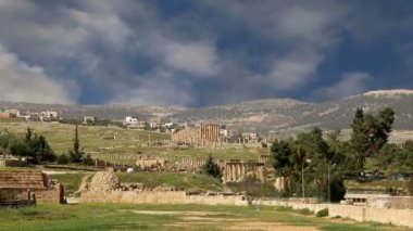 başkenti ve en büyük jerash governorate, Ürdün jerash (Antik gerasa), Ürdün şehirde roman ruins  