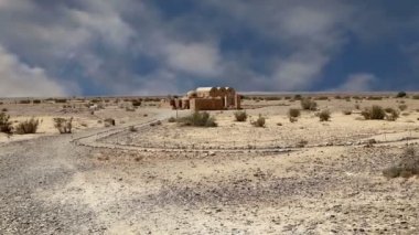 amman, Ürdün yakınındaki Quseir (Kasr) amra çöl castle. ünlü fresk 's ile dünya mirası.   
