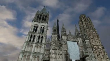 rouen, Roma Katolik Gotik Katedrali haute normandy, Fransa   