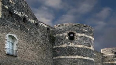 Dış angers Kalesi, angers şehir, maine-et-loire, Fransa 