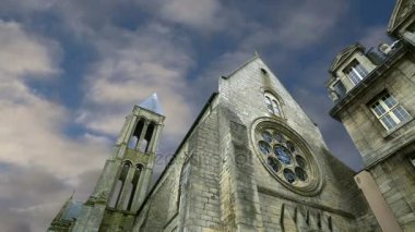 Fransa, senlis, picardy, oise---saint vincent Manastırı 1065 Kraliçe anne de kiev tarafından kurulan ve genovefains rahipler için emanet. anıtın bir erkek yatılı okula maristes babaları tarafından dönüştürülmüş oldu ve bugün hala var 