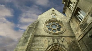 Fransa, senlis, picardy, oise---saint vincent Manastırı 1065 Kraliçe anne de kiev tarafından kurulan ve genovefains rahipler için emanet. anıtın bir erkek yatılı okula maristes babaları tarafından dönüştürülmüş oldu ve bugün hala var 