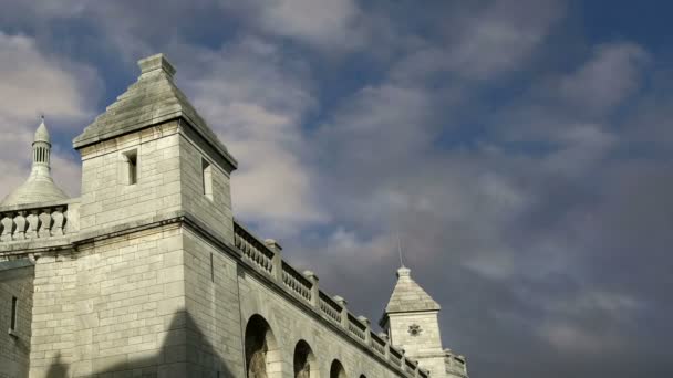 Basiliek van het Heilig Hart, Parijs, Frankrijk — Stockvideo