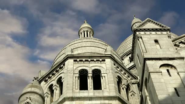Basílica do Sagrado Coração, Paris, França — Vídeo de Stock